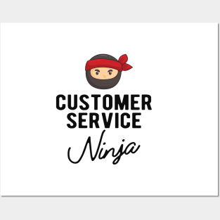 Customer Service Ninja Posters and Art